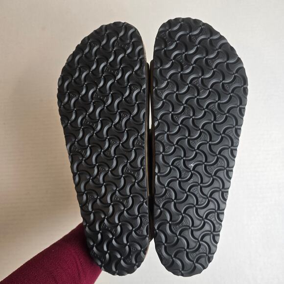 Birkenstock Milano BS Sandals Size M13/46 Faded Khaki Oiled Leather Regular Fit - Picture 4 of 4